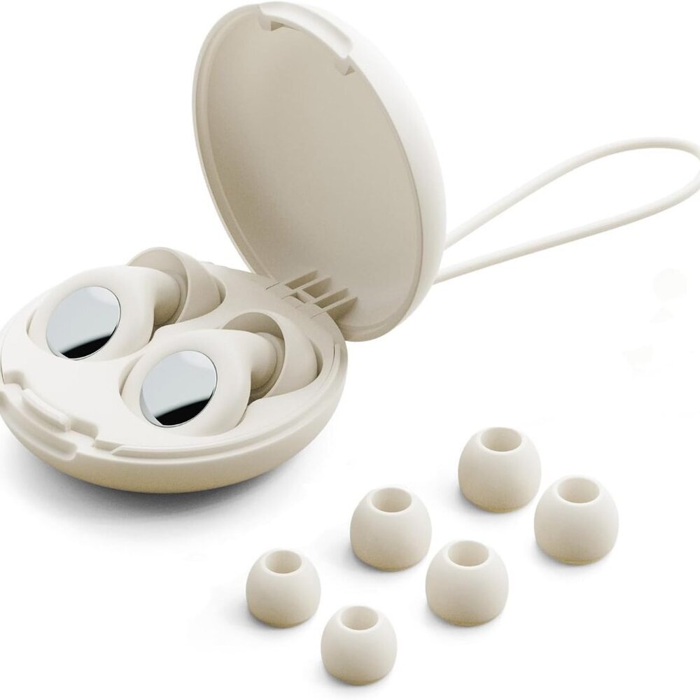 Ear Plugs for Sleeping Noise Cancelling – 30dB Reusable Silicone Earplugs with 8
